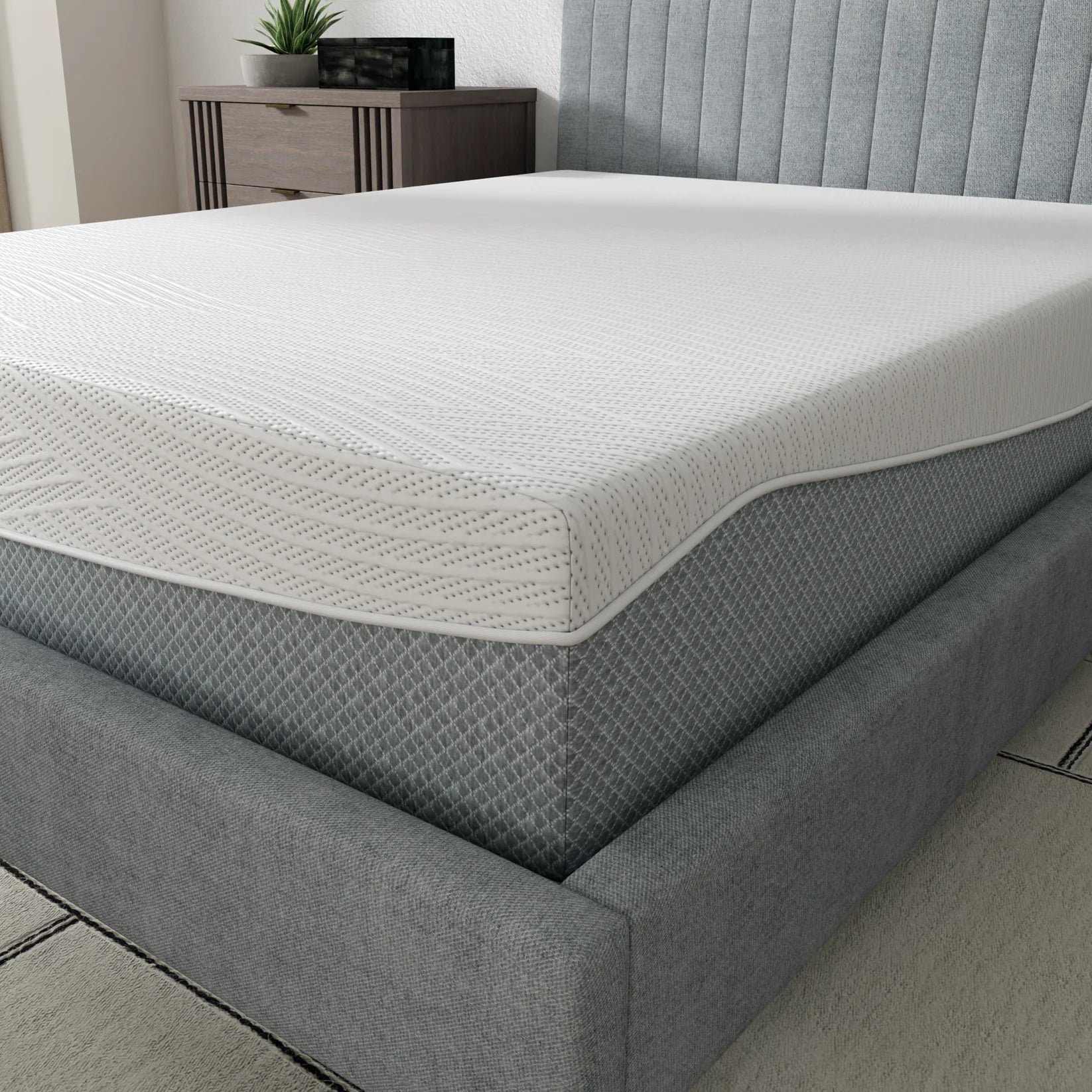 12” EcoCore Hybrid Deluxe - Medium Plush