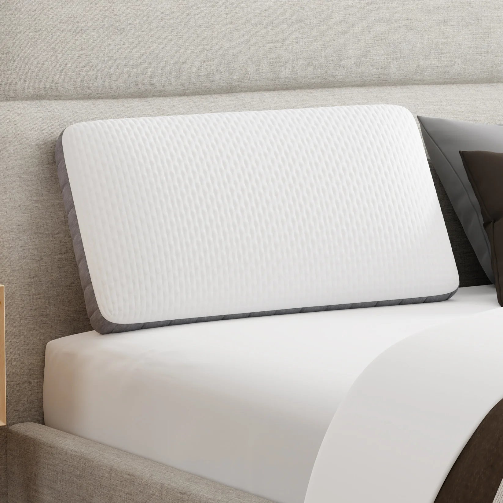 Bamboo Charcoal and Cooling Gel Memory Foam Dual Sided Pillow