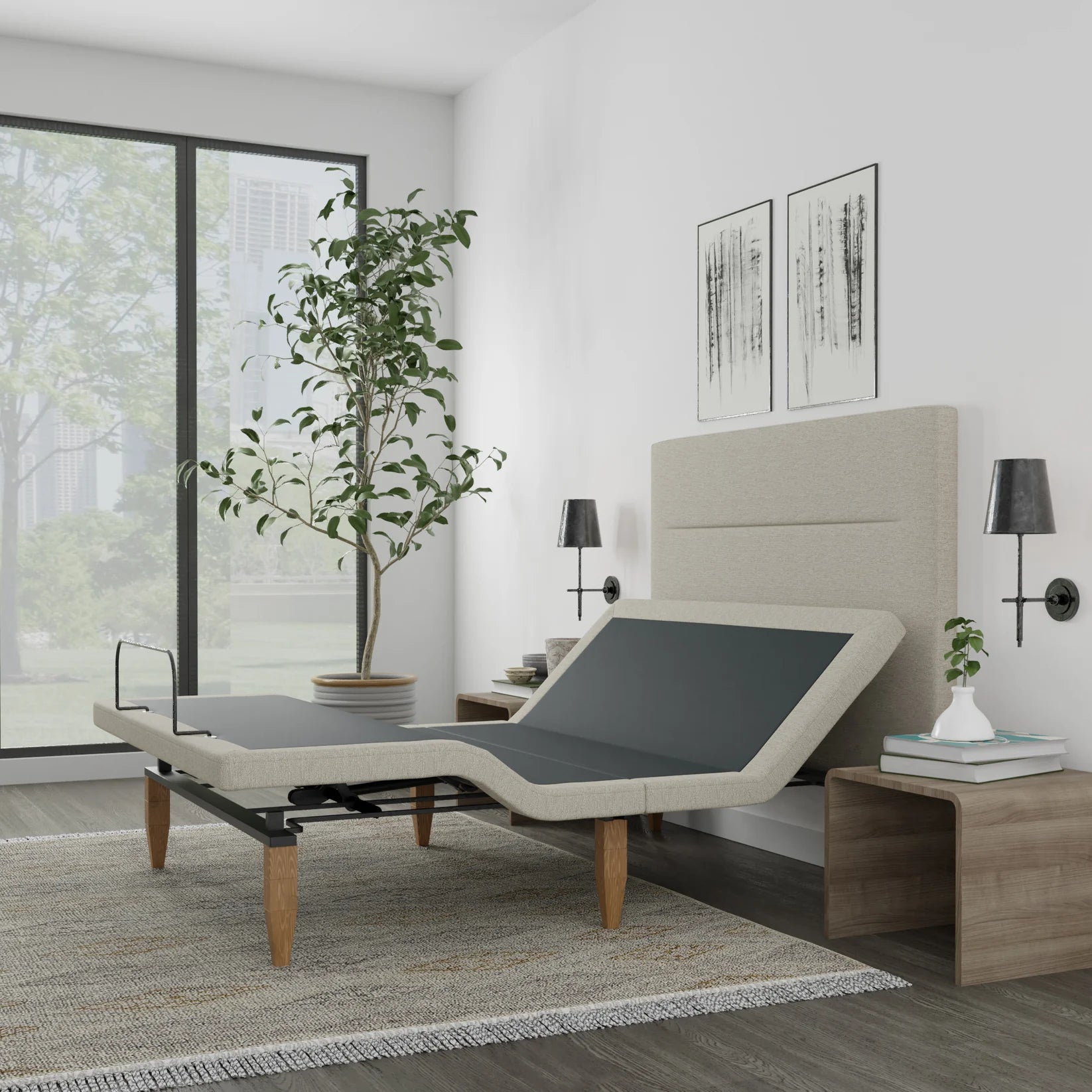 Taylor Adjustable Base with Headboard