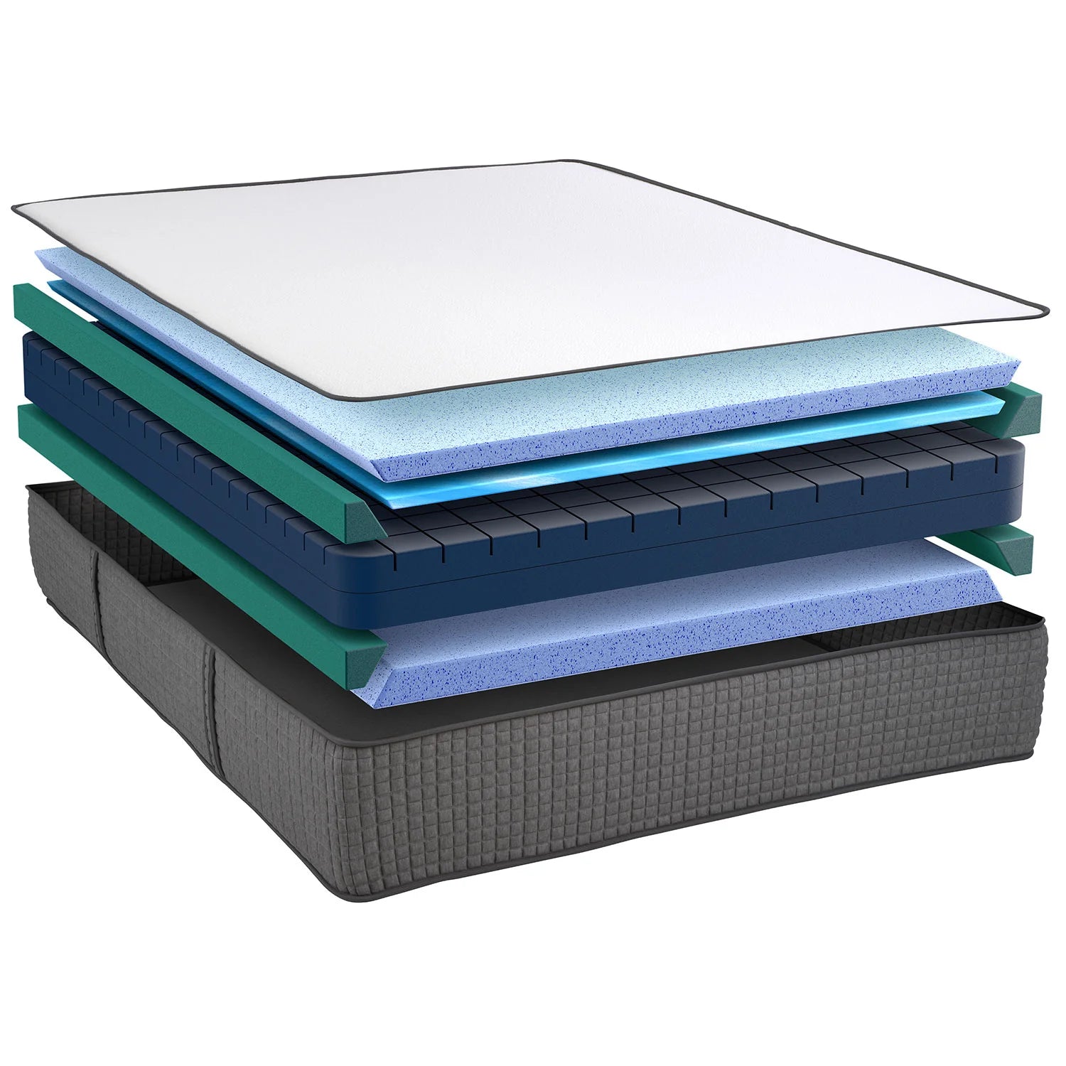 12" iSwitch Flippable Two Sided Mattress - Medium Firm/Medium Soft
